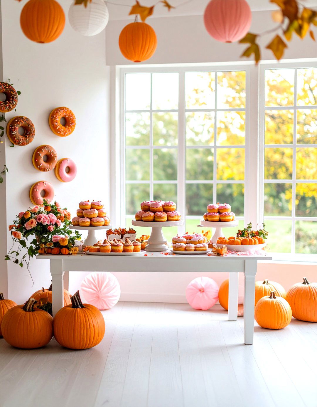 Little Pumpkin Donut Party - 30 fall baby shower ideas