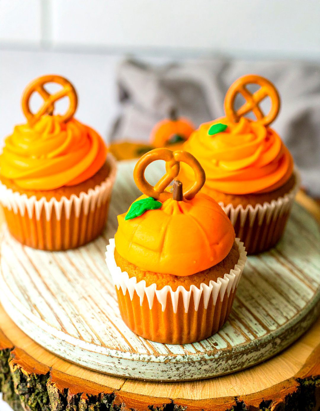 Little Pumpkin Patch Cupcakes - 30 baby shower cupcake ideas