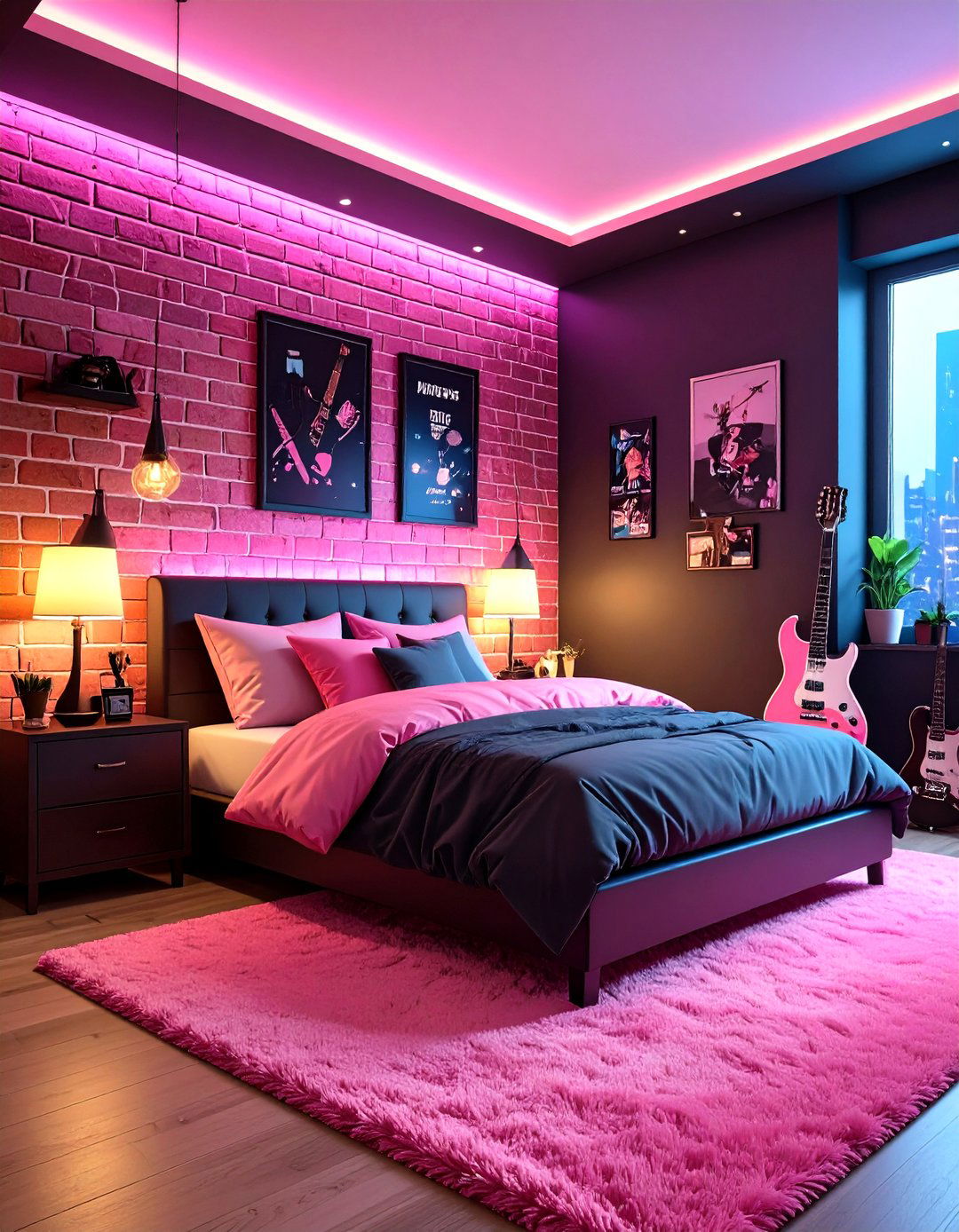 Little Rockstar Bedroom - 30 little girl bedroom ideas