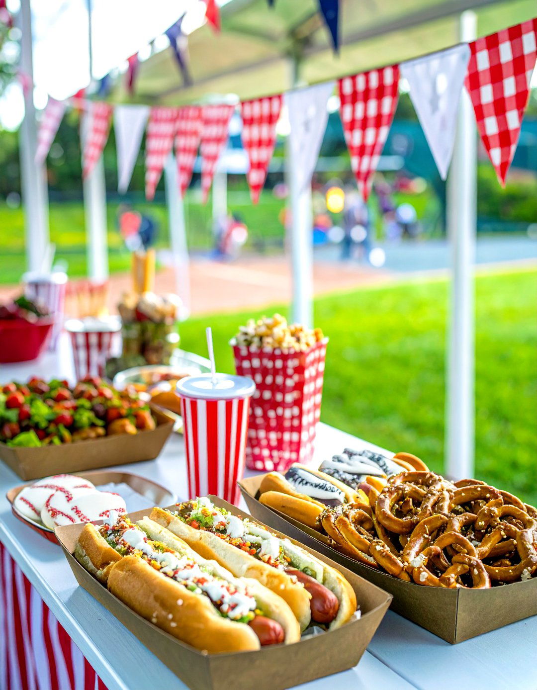 Little Slugger Baseball Concessions - 30 baby shower food ideas boy