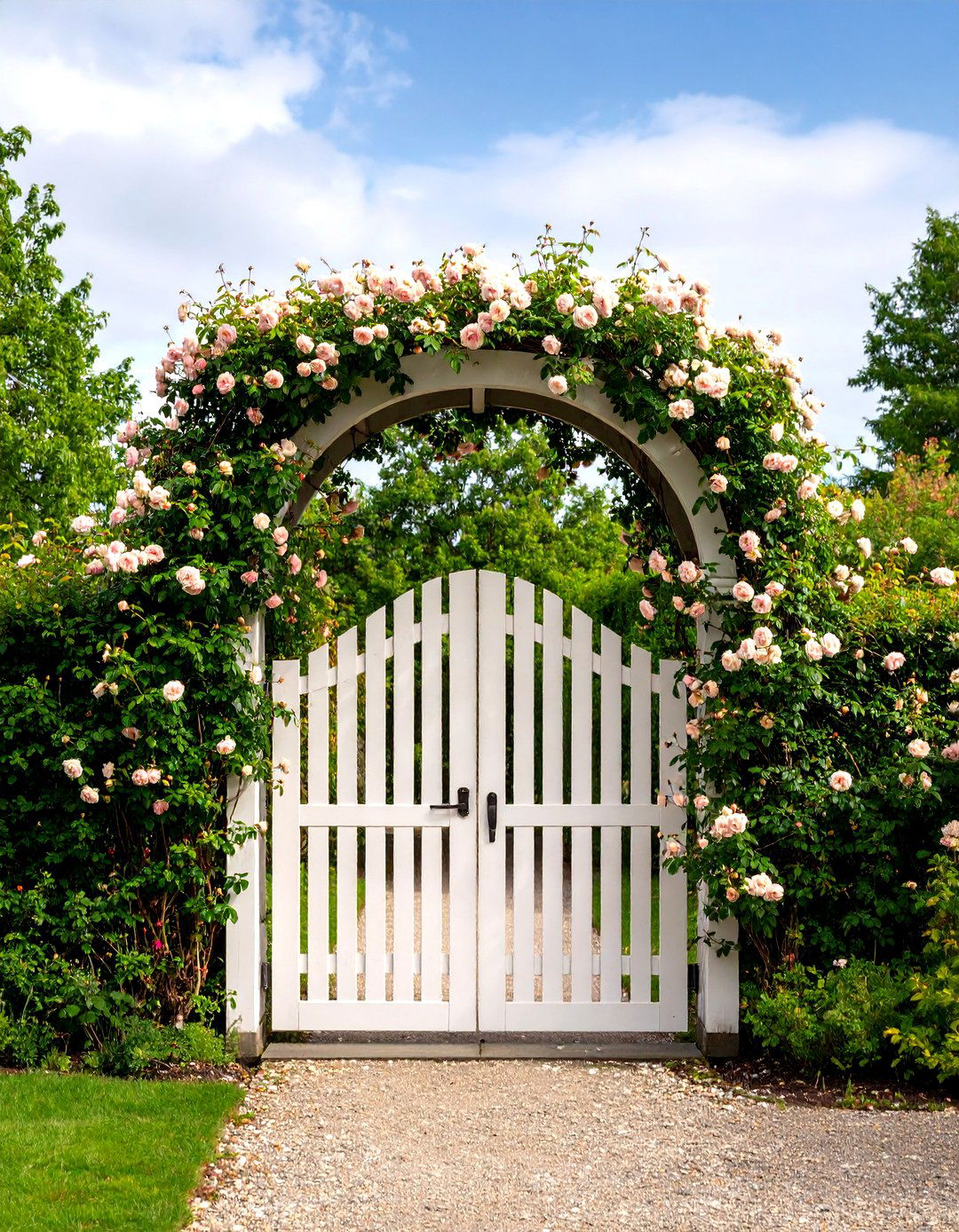 Living Garden Gate with Trellis - 30 garden gate ideas
