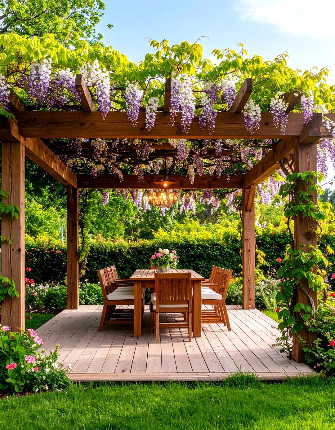 Living Roof with Climbing Vines - 30 patio sun shade ideas