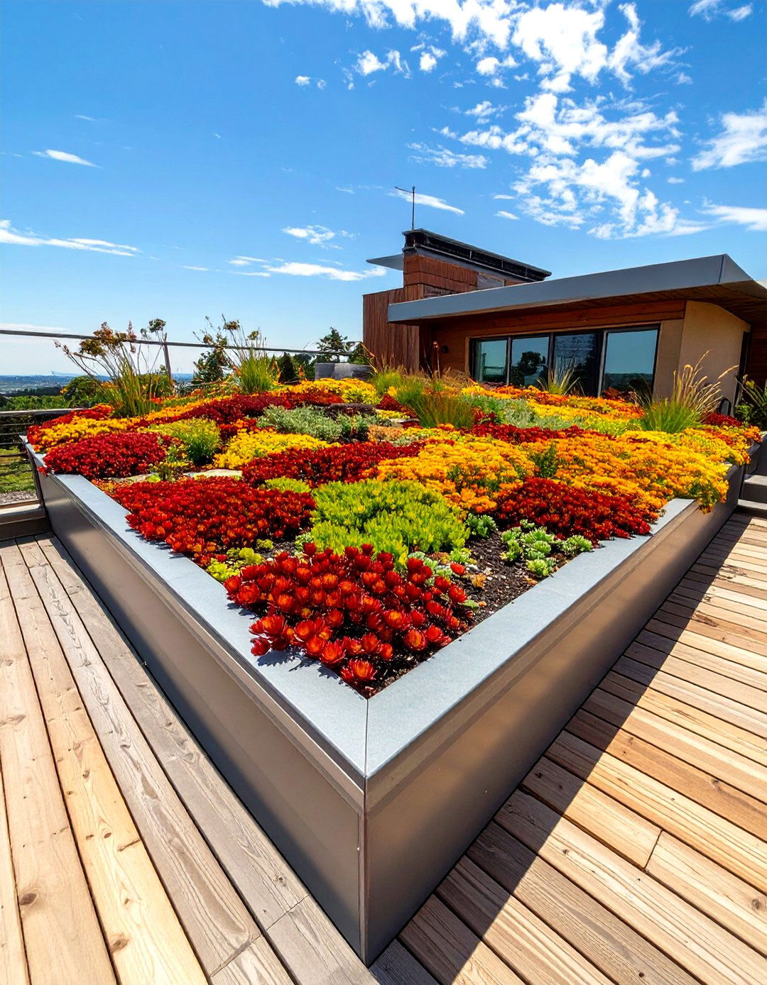 Living Roof with Sedum - 30 cheap patio cover ideas