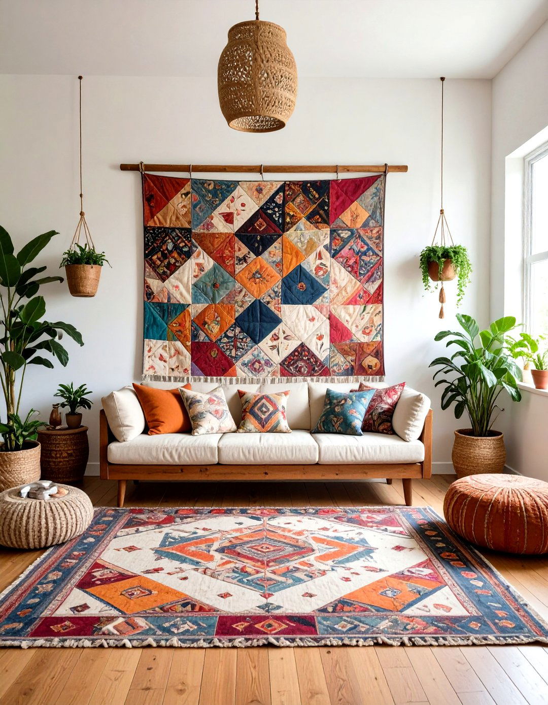 Living Room Fabric Wall Hanging - 30 living room large wall decor ideas