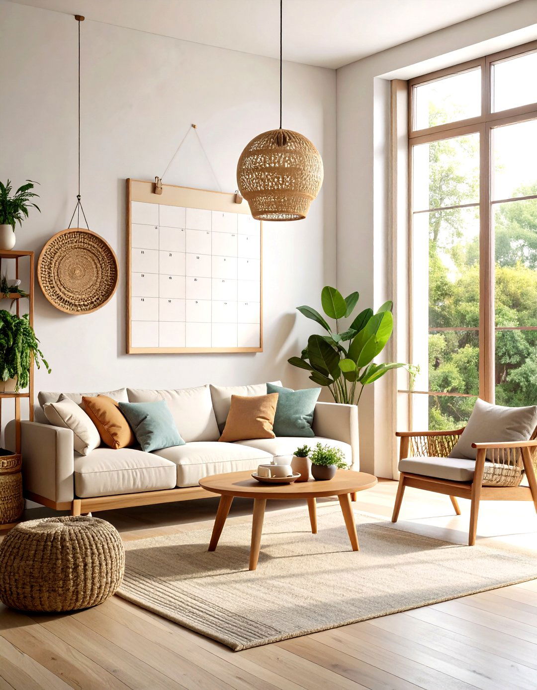 Living Room Oversized Calendar - 30 living room wall decor ideas modern