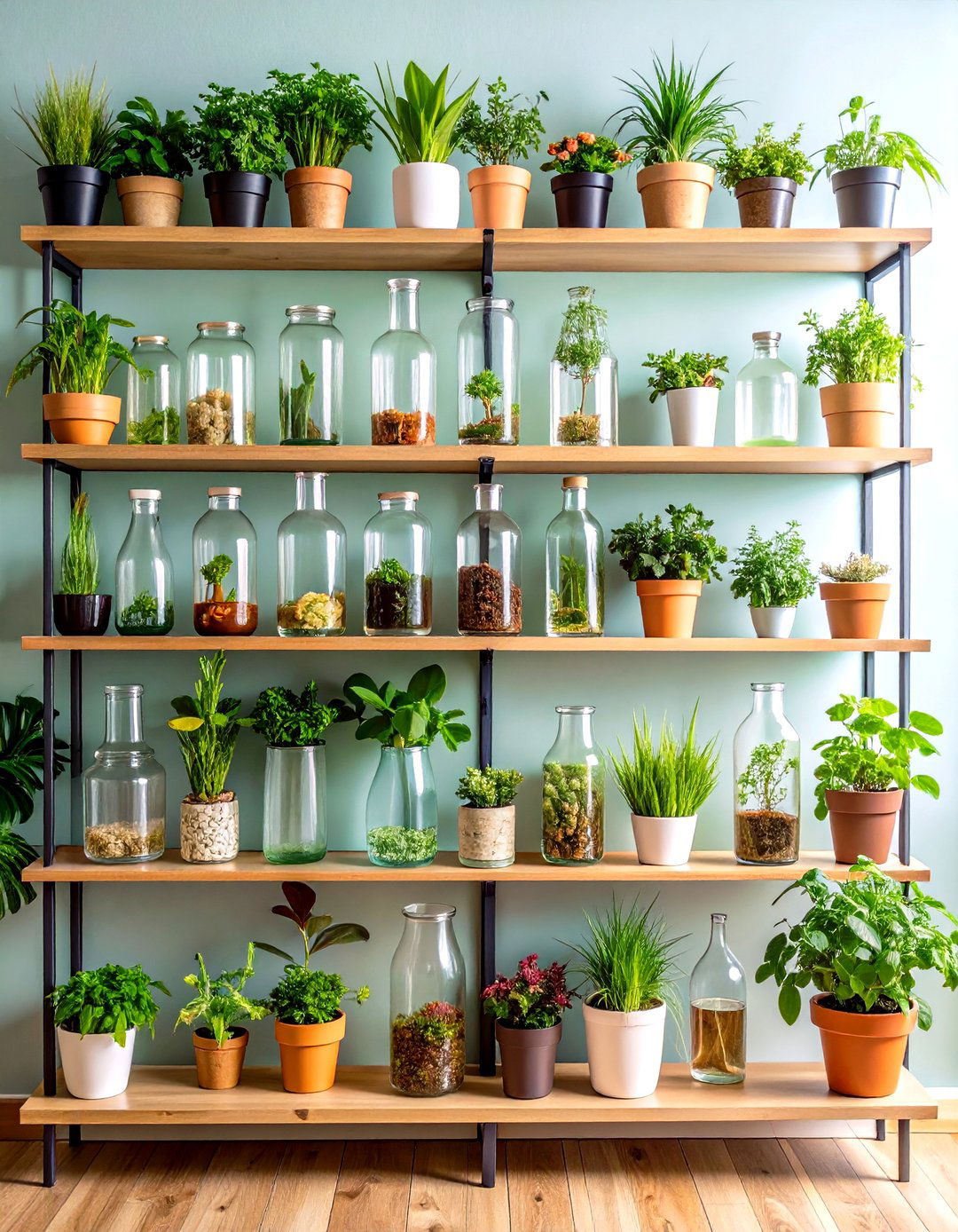 Living Room Plant Propagation Station - 30 living room indoor plants decoration ideas
