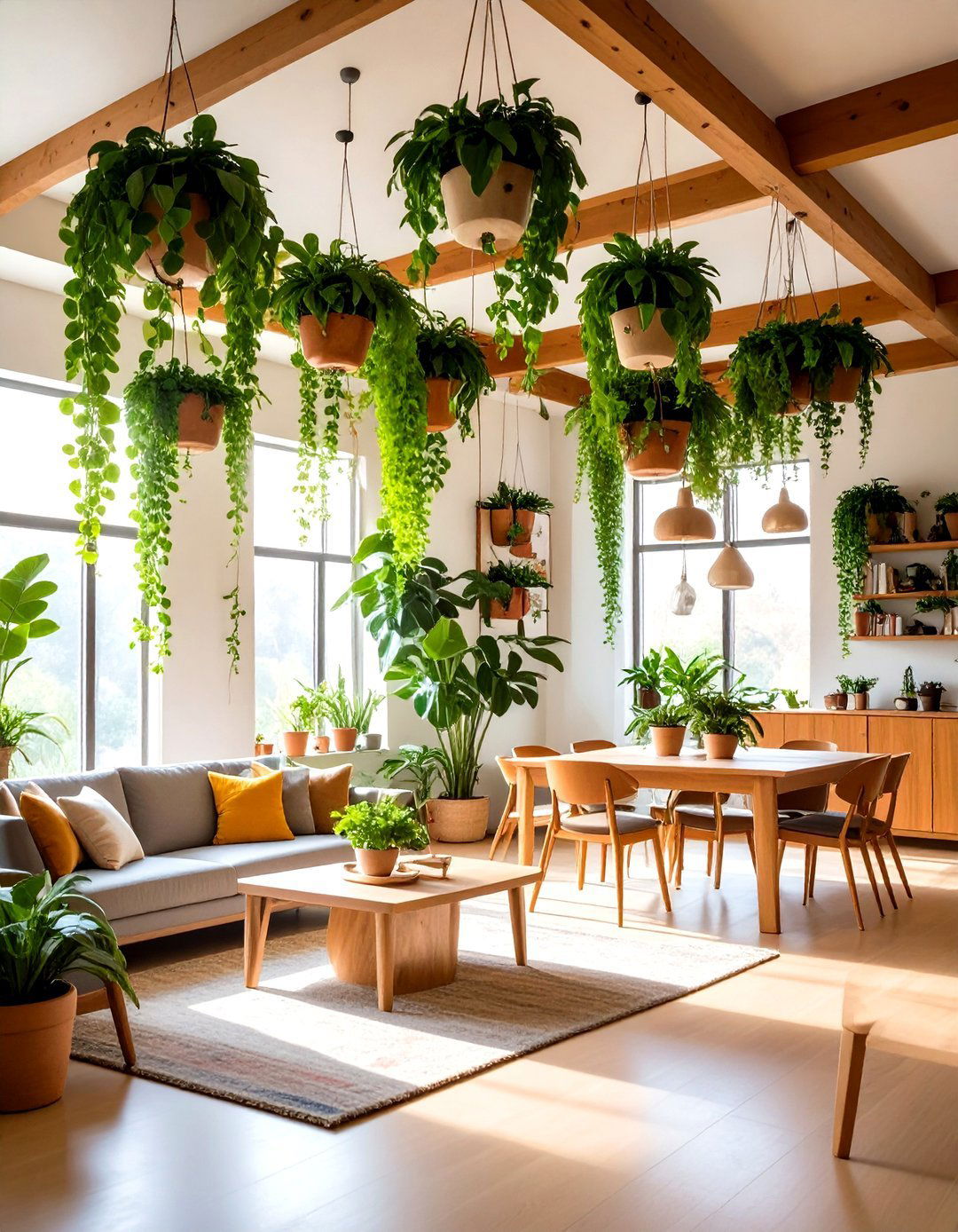 30 Living Room Indoor Plants Decoration Ideas