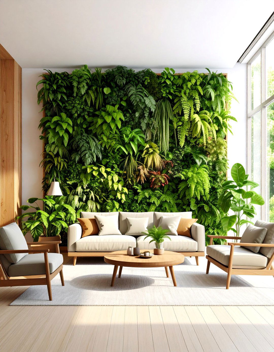 Living Room Vertical Garden - 30 living room wall decor ideas modern