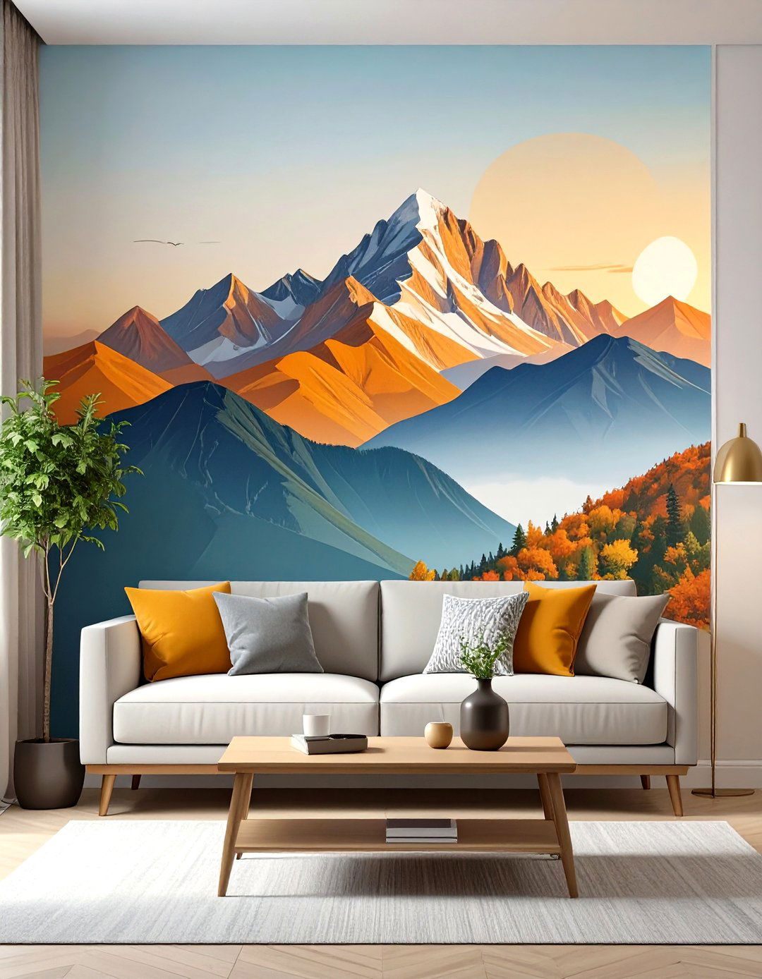 Living Room Wall Decal Art - 30 wall decoration ideas for living room