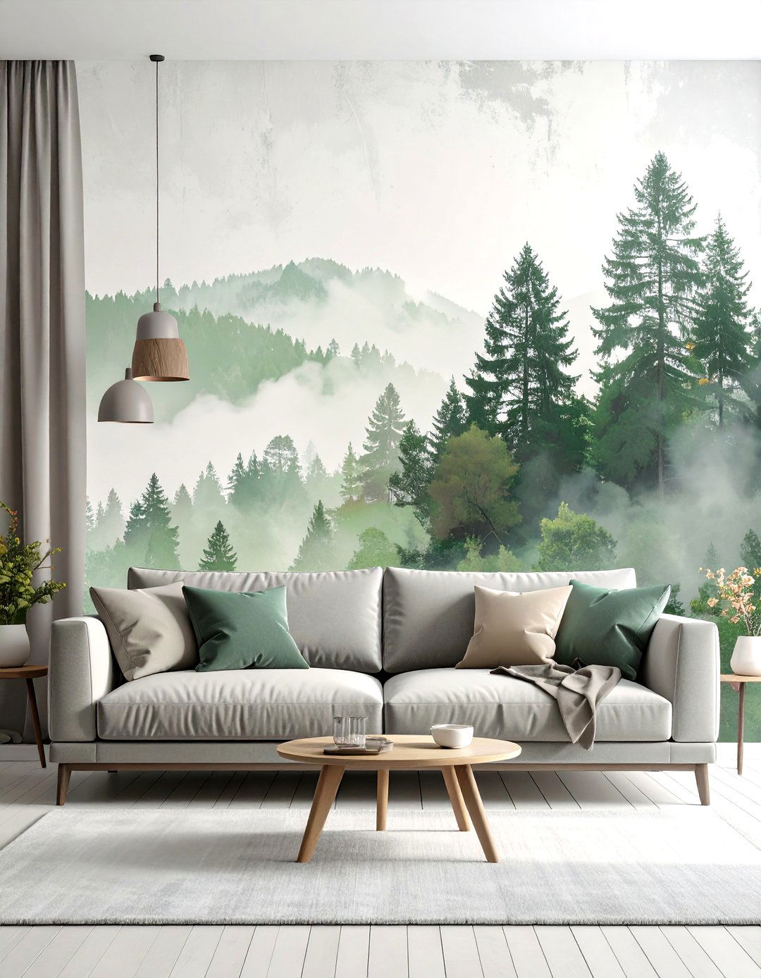 Living Room Wall Mural - 30 living room wall decor ideas modern
