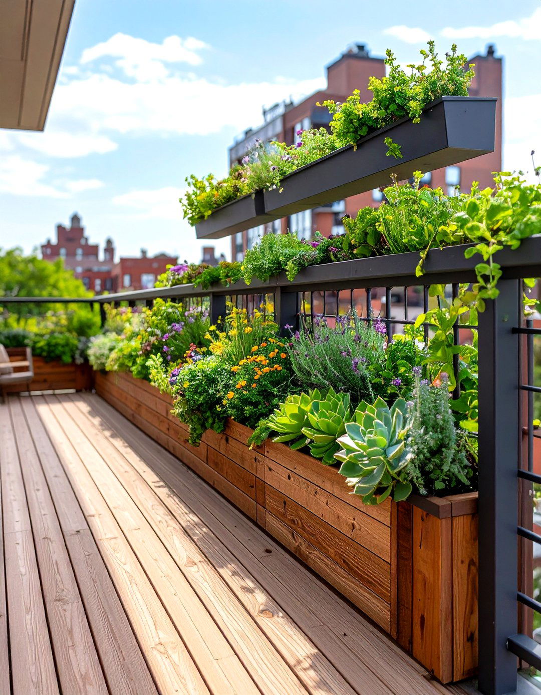 Living Wall Deck Railing - 30 deck railing designs