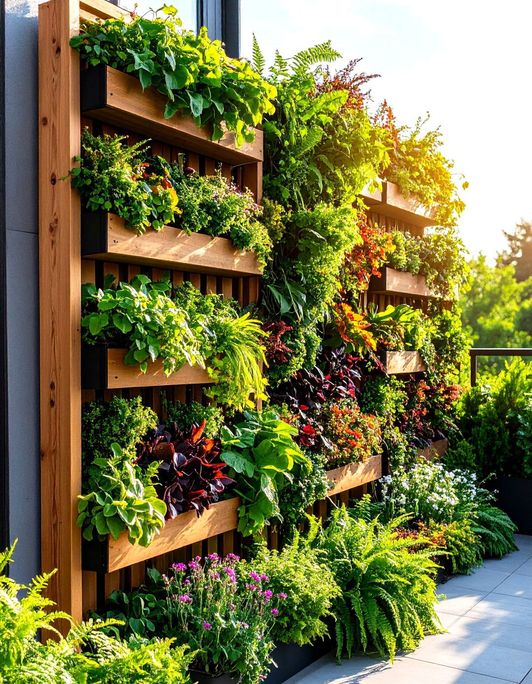 Living Wall Garden Trellis System - 30 garden trellis ideas