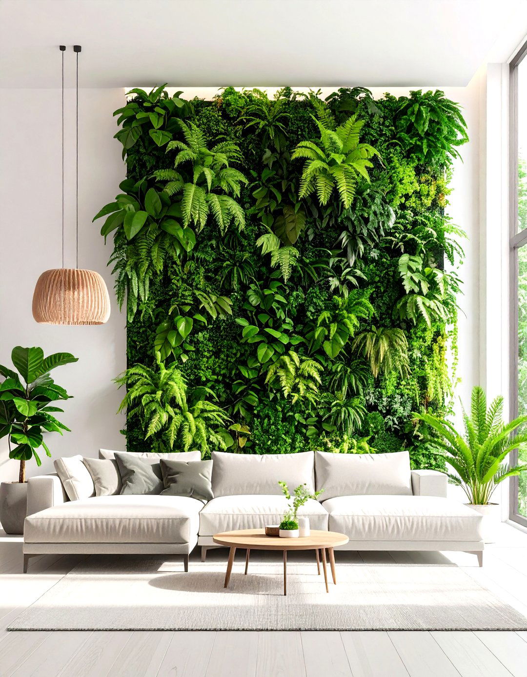 Living Wall Installation Living Room - 30 living room high ceiling wall decor ideas