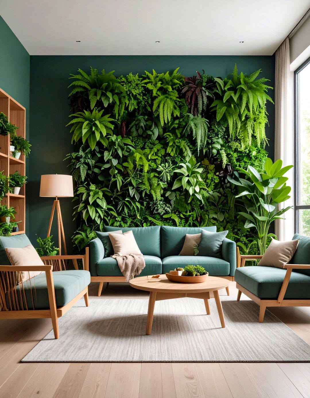 Living Wall of Greenery - 30 emphasis interior design ideas