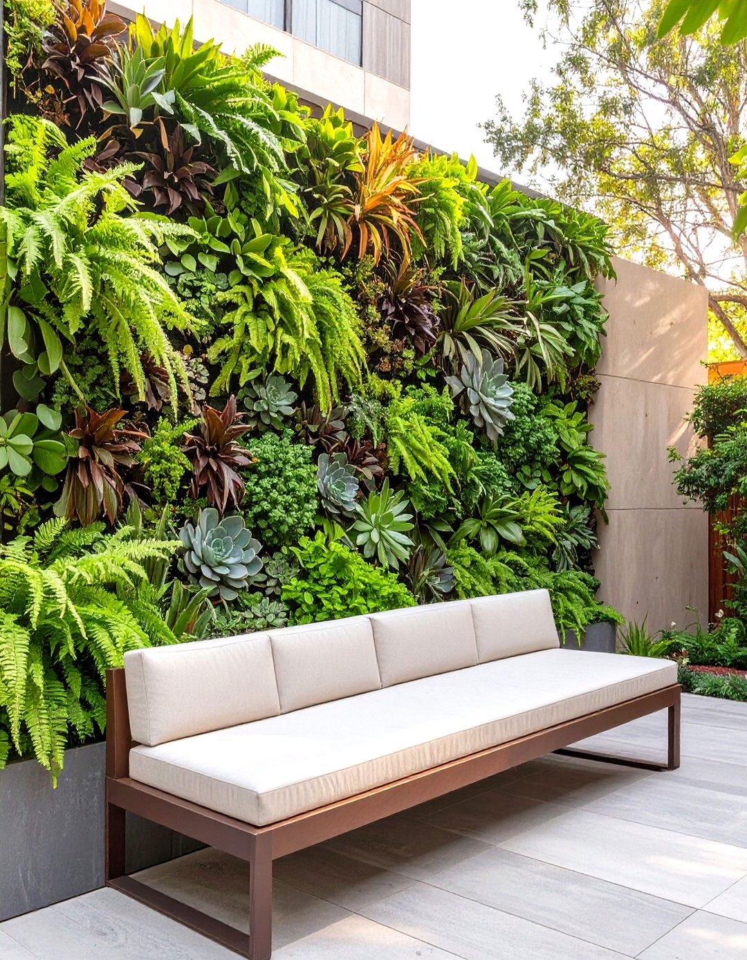 Living Wall or Green Wall Feature - 30 outdoor living ideas