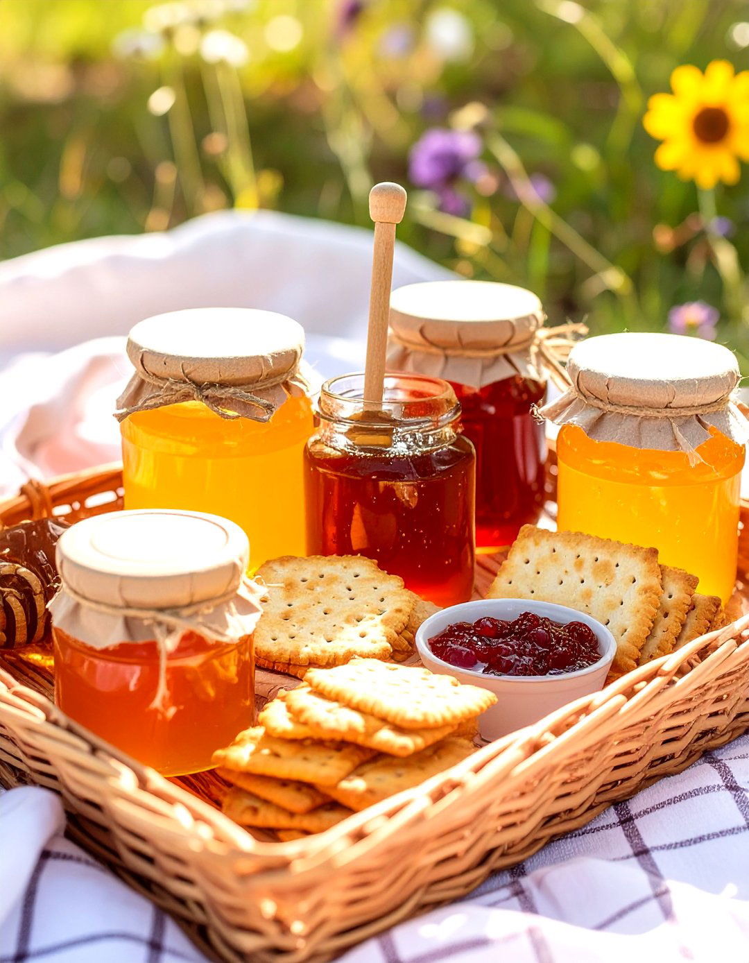 Local Honey and Jam Gift Sets - 30 baby shower prize ideas