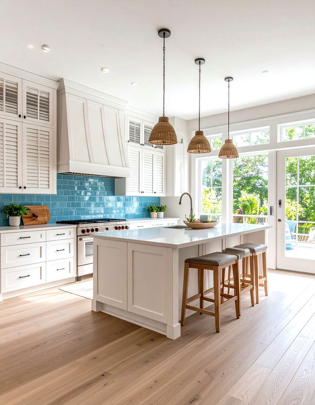 Louvered Kitchen Cupboards - 30 kitchen cupboards ideas