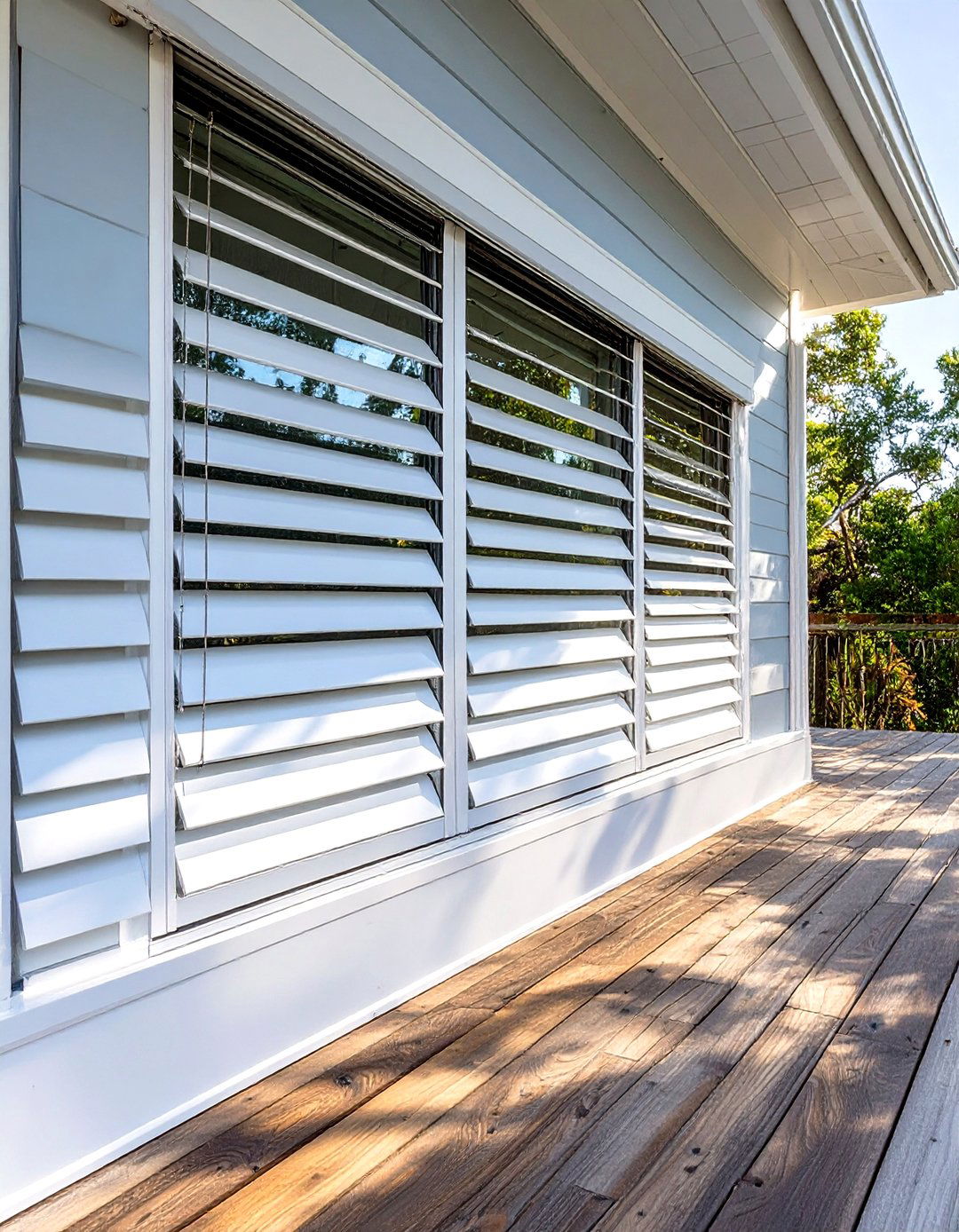 Louvered Panel Skirting for Ventilation - 30 deck skirting ideas