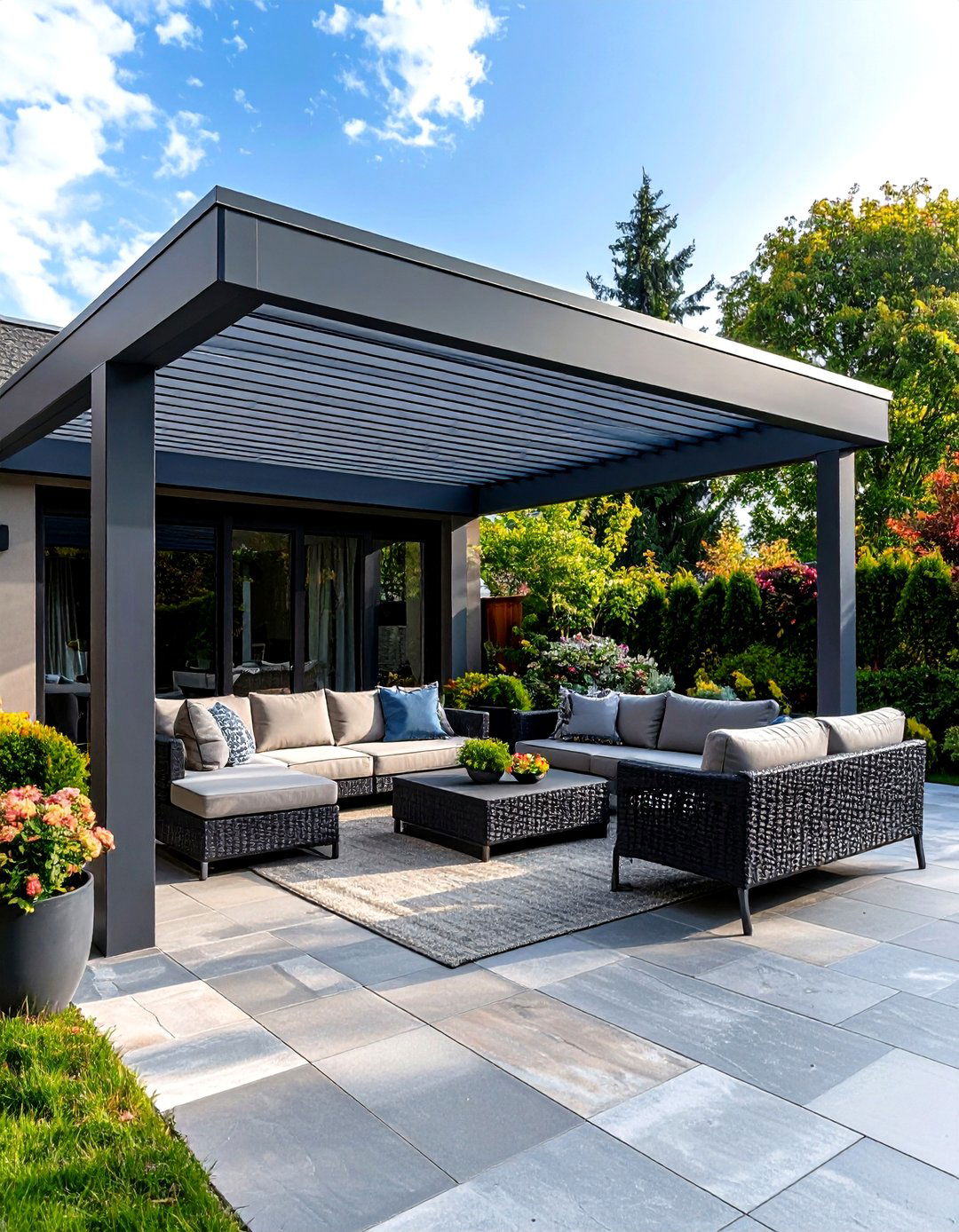 Louvered Roof Patio Pergola - 30 pergola ideas for patio