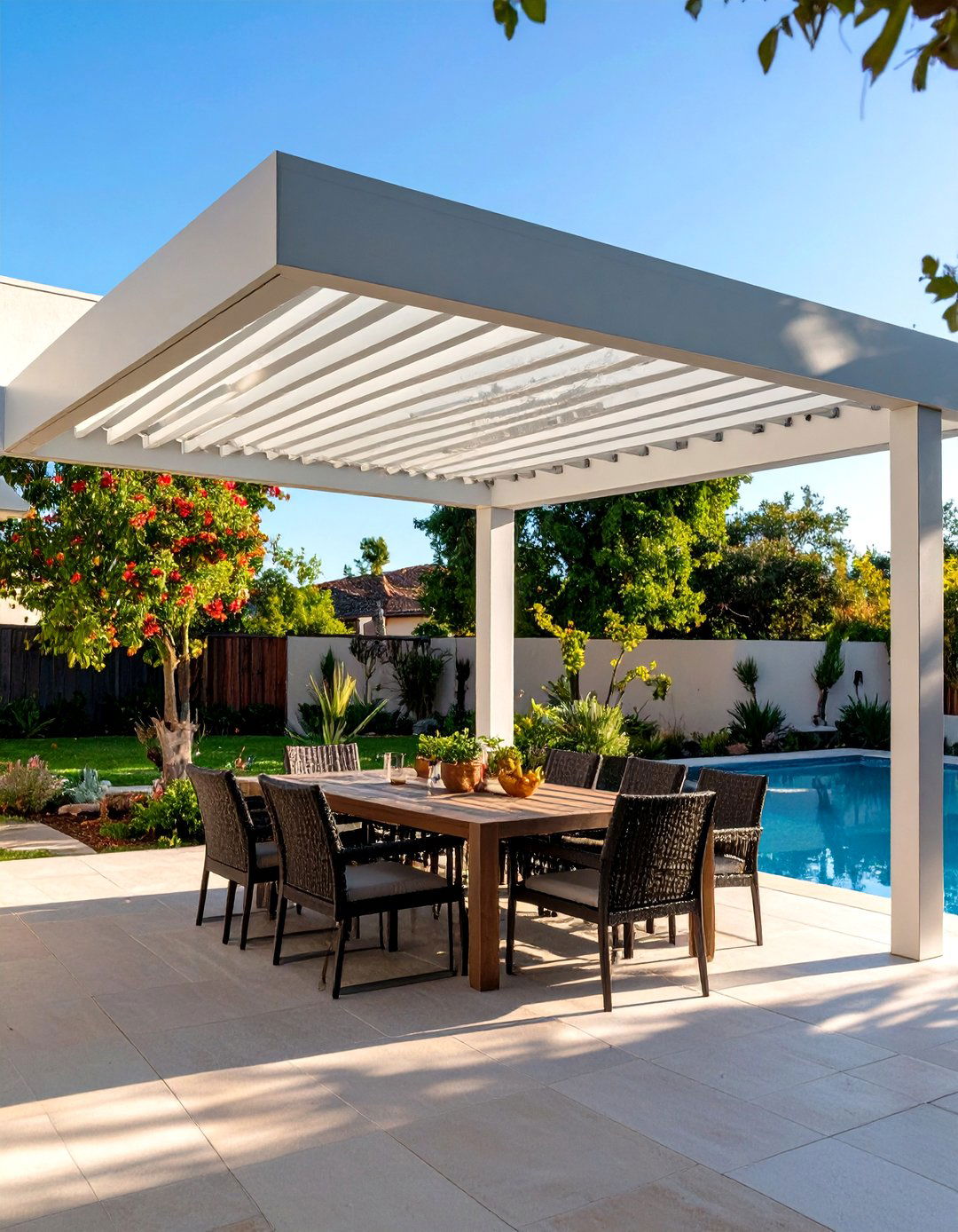 Louvered Roof Small Patio Pergola - 30 small patio pergola ideas