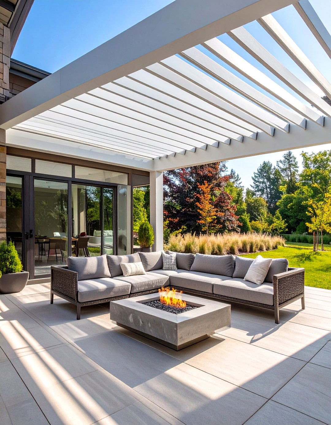 Louvered Roof System Deck Cover - 30 deck cover ideas