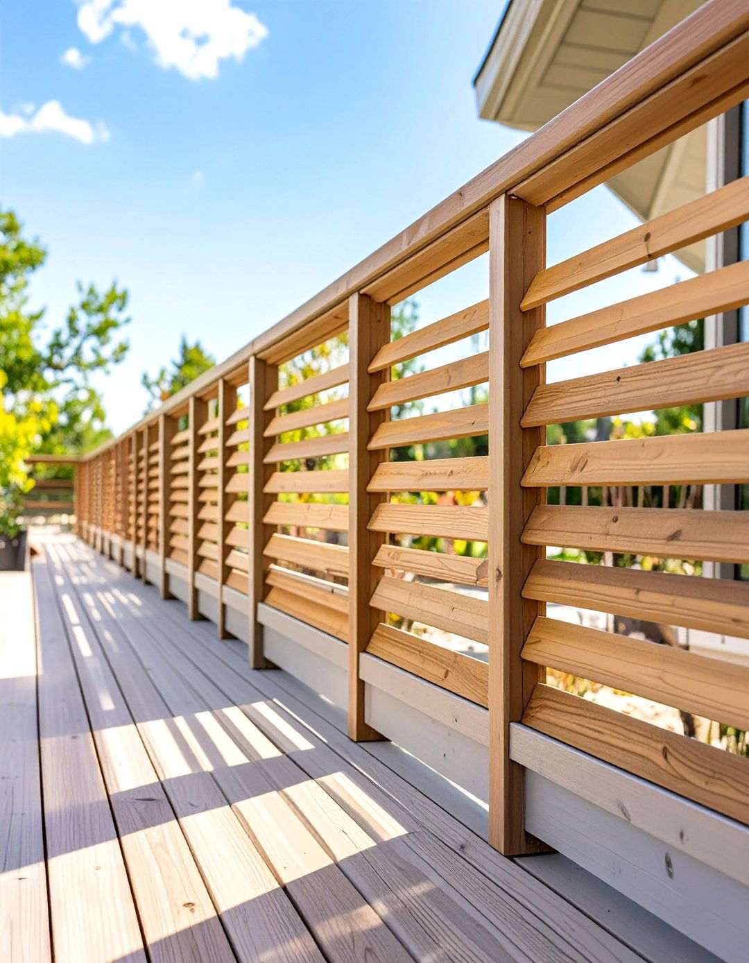 30 Wood Cheap Deck Railing Ideas for Budget Renovation - We Love Home Blog