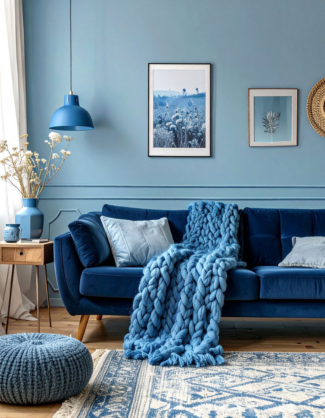 Low Cost Monochromatic Scheme - 30 interior design cost ideas