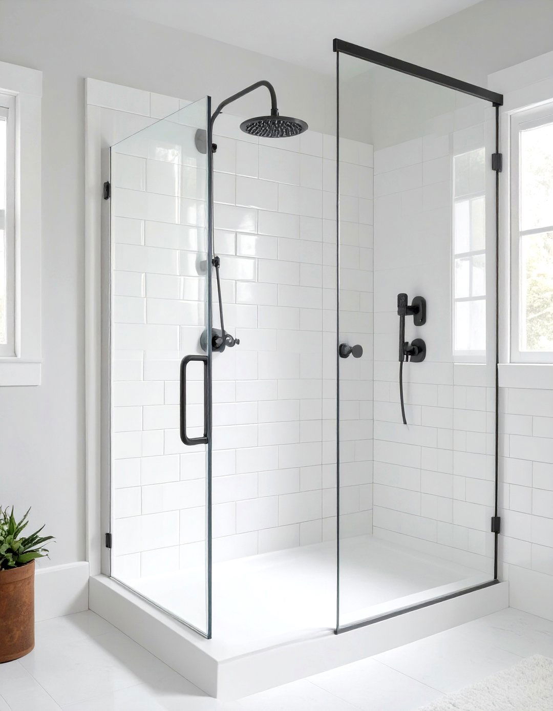 Low Iron Glass Shower Door - 30 shower door ideas