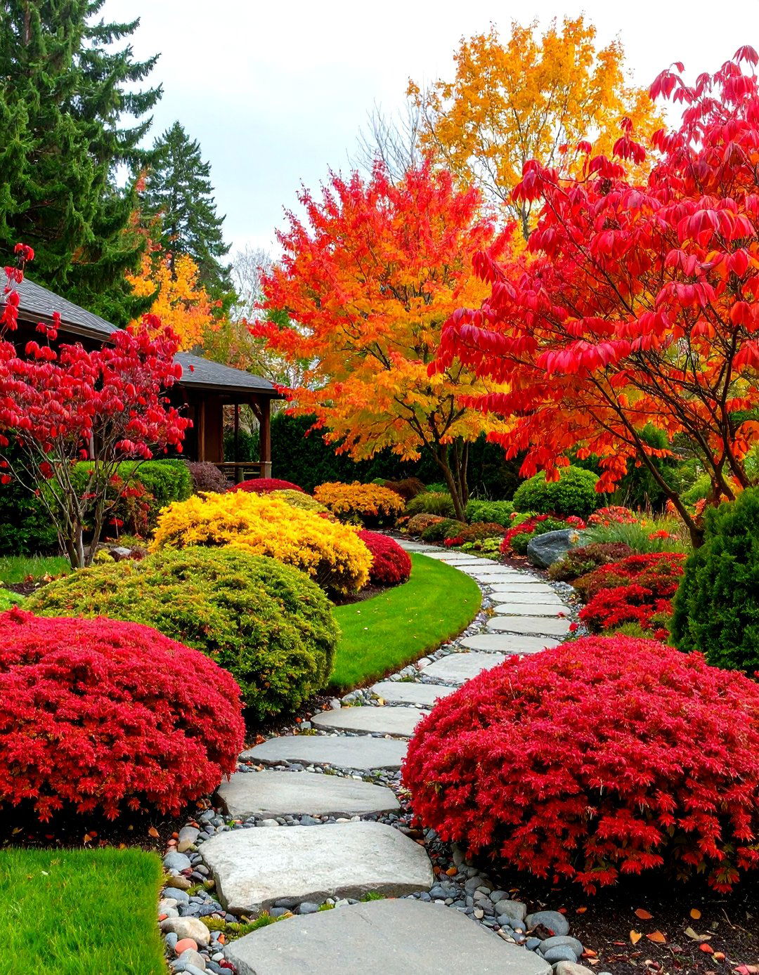 Low Maintenance Groupings with Red Twig Dogwood - 30 red twig dogwood landscape design ideas