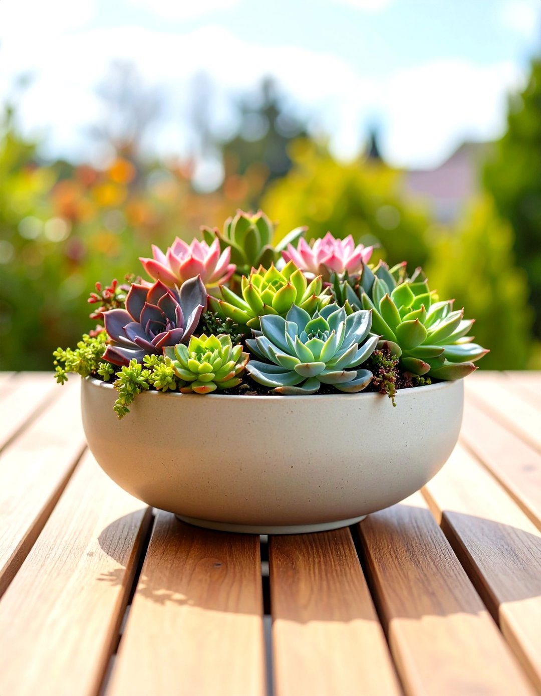 Low Maintenance Succulent Arrangements - 30 patio plants ideas