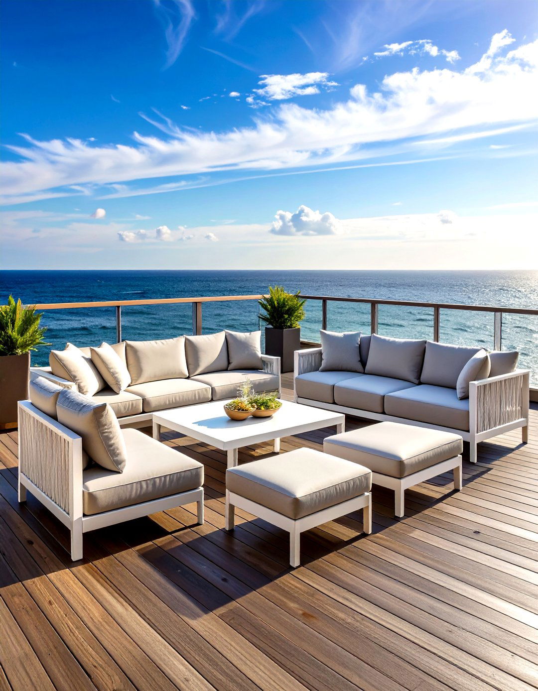 Low Profile Deep Seating Set - 30 patio furniture ideas