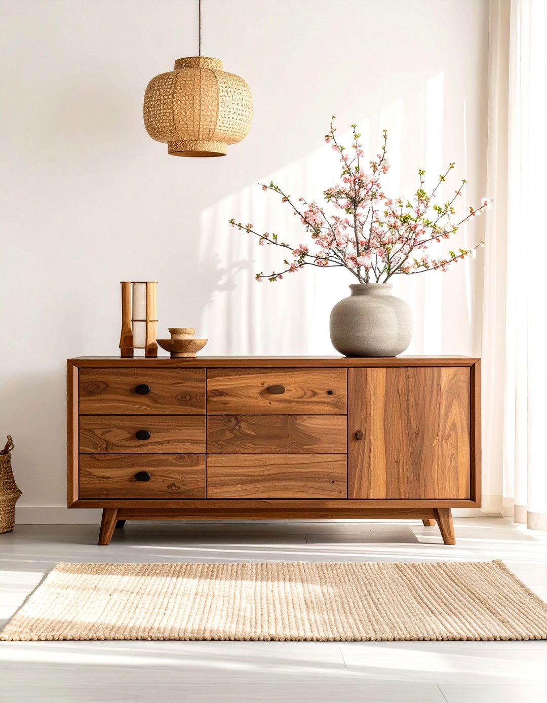 Low Profile Japanese Tansu Living Room Chest - 30 living room entertainment center ideas