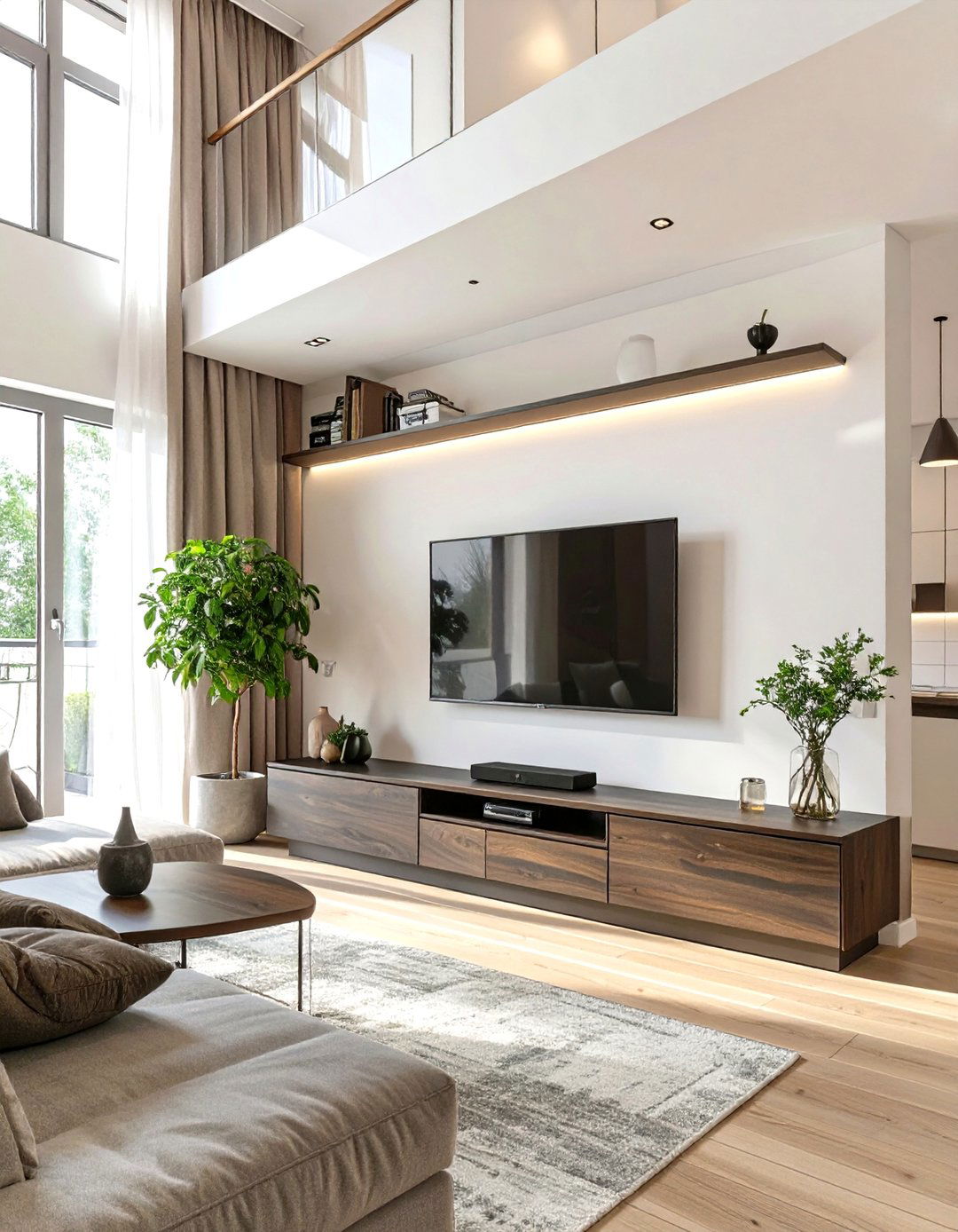 Low Profile Media Unit Furniture - 30 small living room furniture ideas
