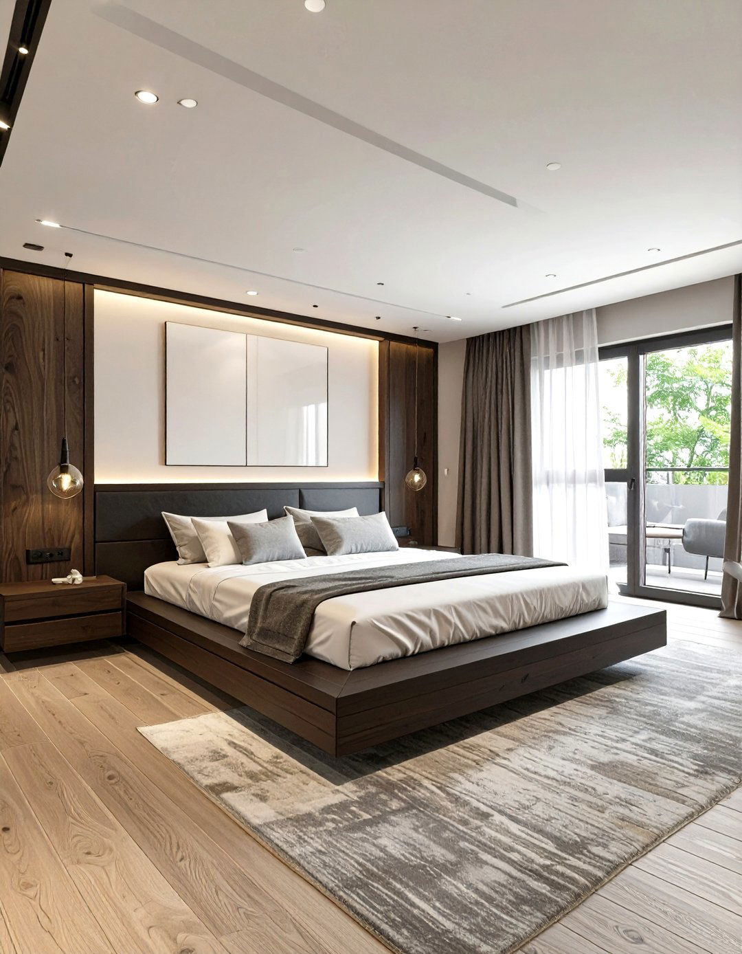 Low Profile Platform Bed - 30 small master bedroom ideas