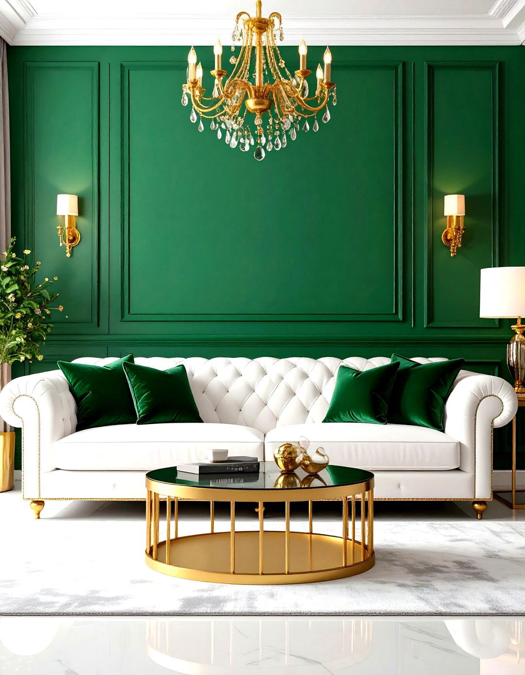 Luxurious Emerald Green Paint Color - 30 paint color ideas