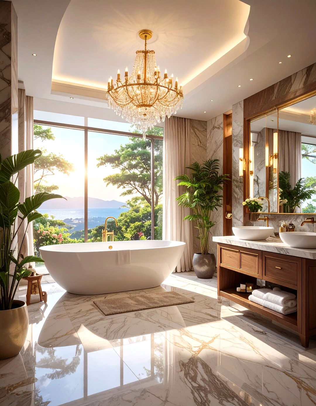 Luxury Hotel Inspired Master Bathroom - 30 master bathroom designs