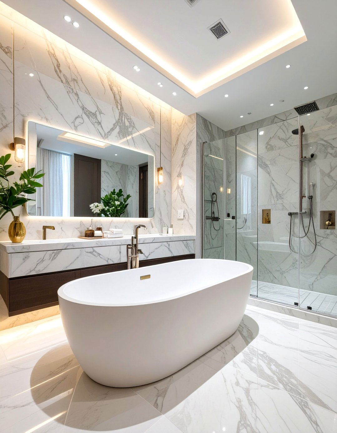 Luxury Spa Bathroom Retreat - 30 bathroom interior design ideas