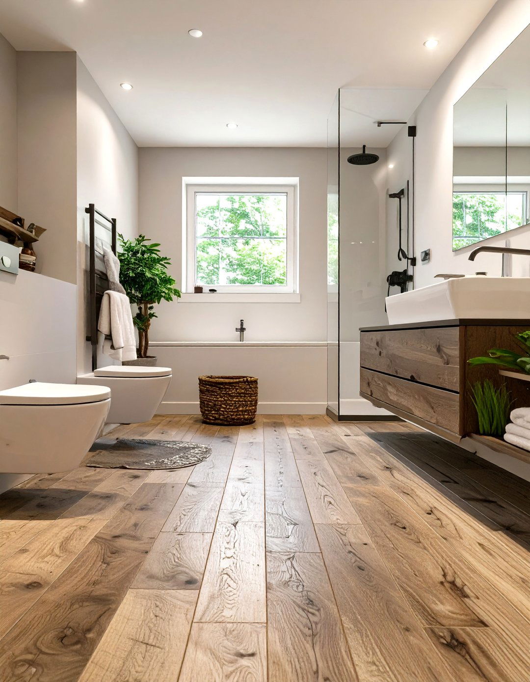 Luxury Vinyl Tile Bathroom Floor - 30 bathroom floor ideas