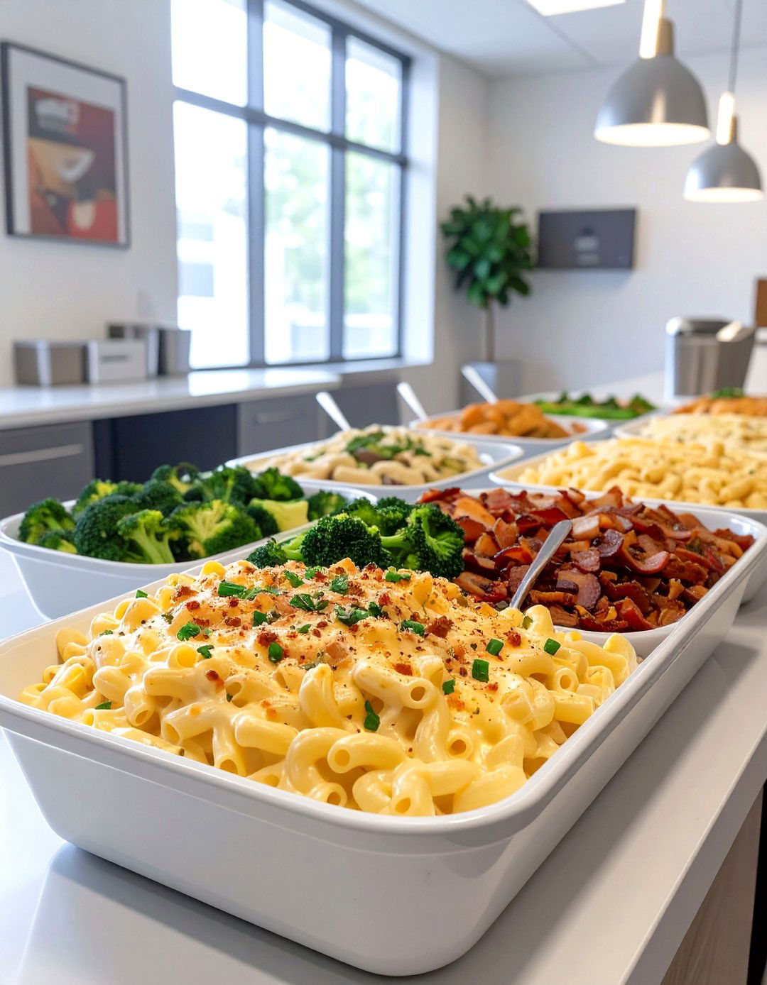 Mac and Cheese Bar - 30 office lunch ideas for a group
