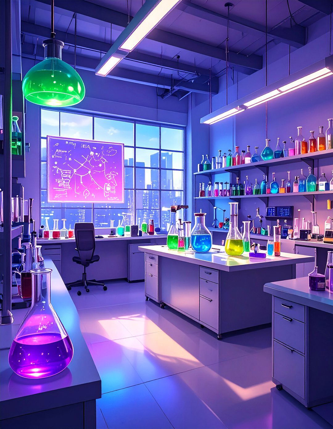 Mad Scientist Laboratory Office Concept - 30 office  decorating contest ideas