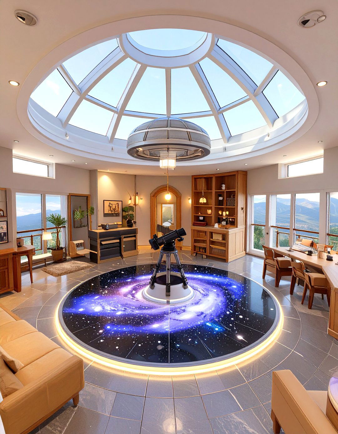 Mage Tower Celestial Observatory - 30 interior design minecraft ideas