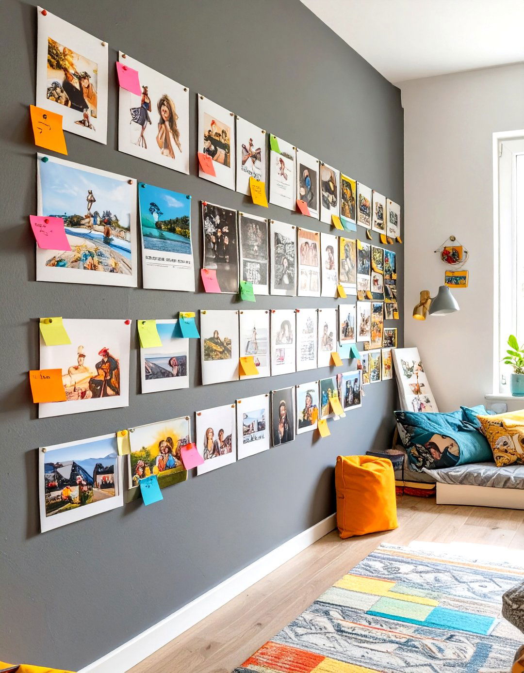 Magnetic Paint Wall for a Creative Display - 30 teen room decor ideas