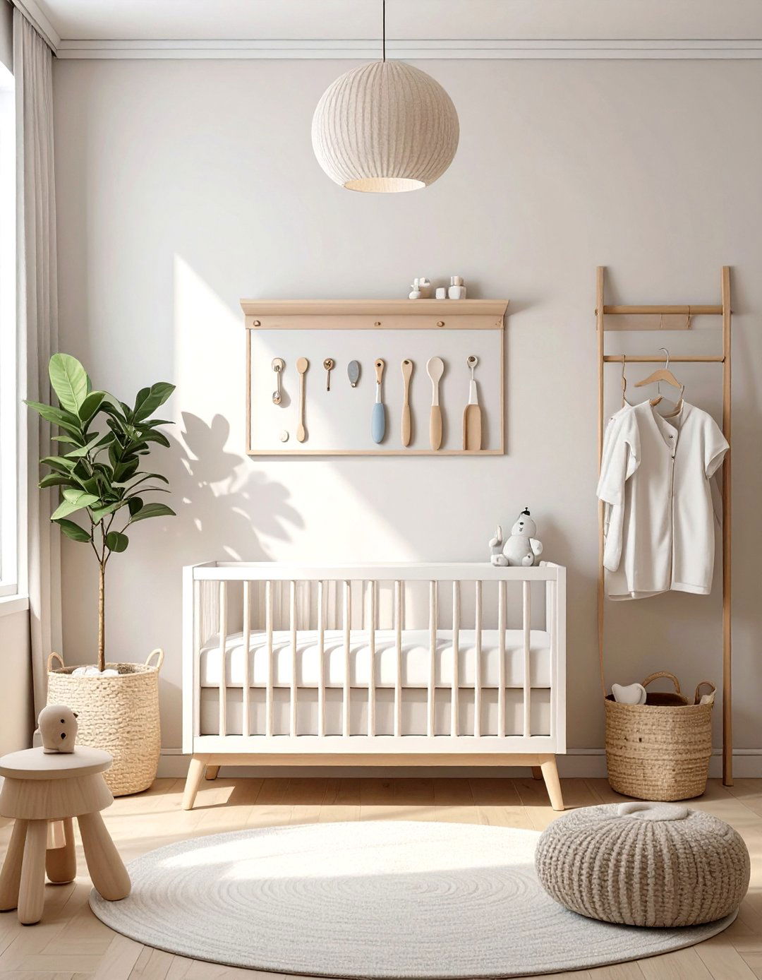 Magnetic Wall Strip Nursery Storage - 30 nursery storage ideas