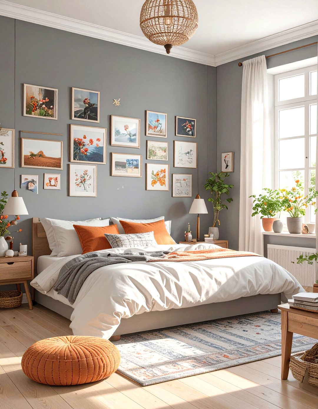 Magnetic Wall for Notes and Art - 30 teenage girl bedroom ideas for small rooms