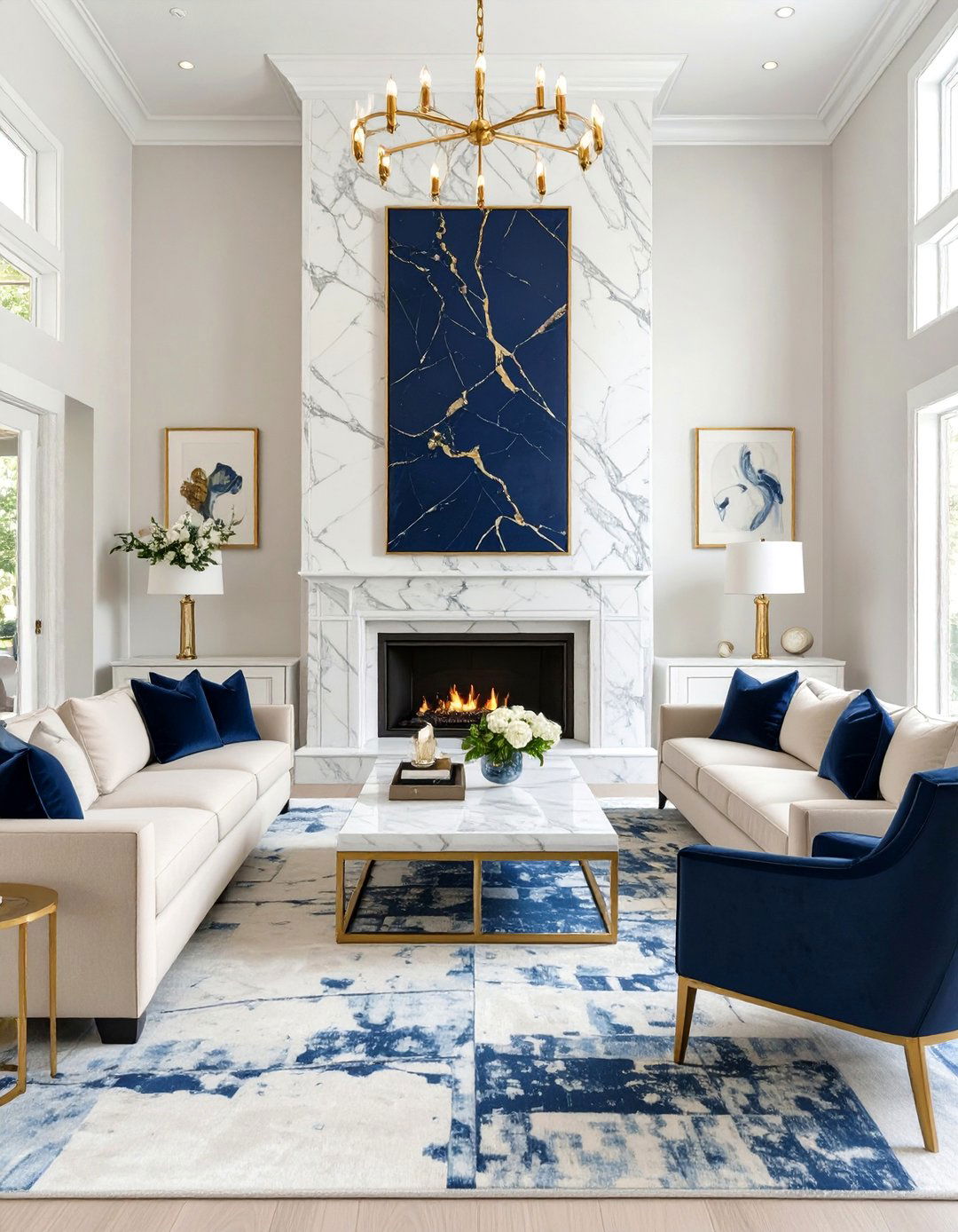 Main Line Transitional Living Room - 30 ardmore home design ideas