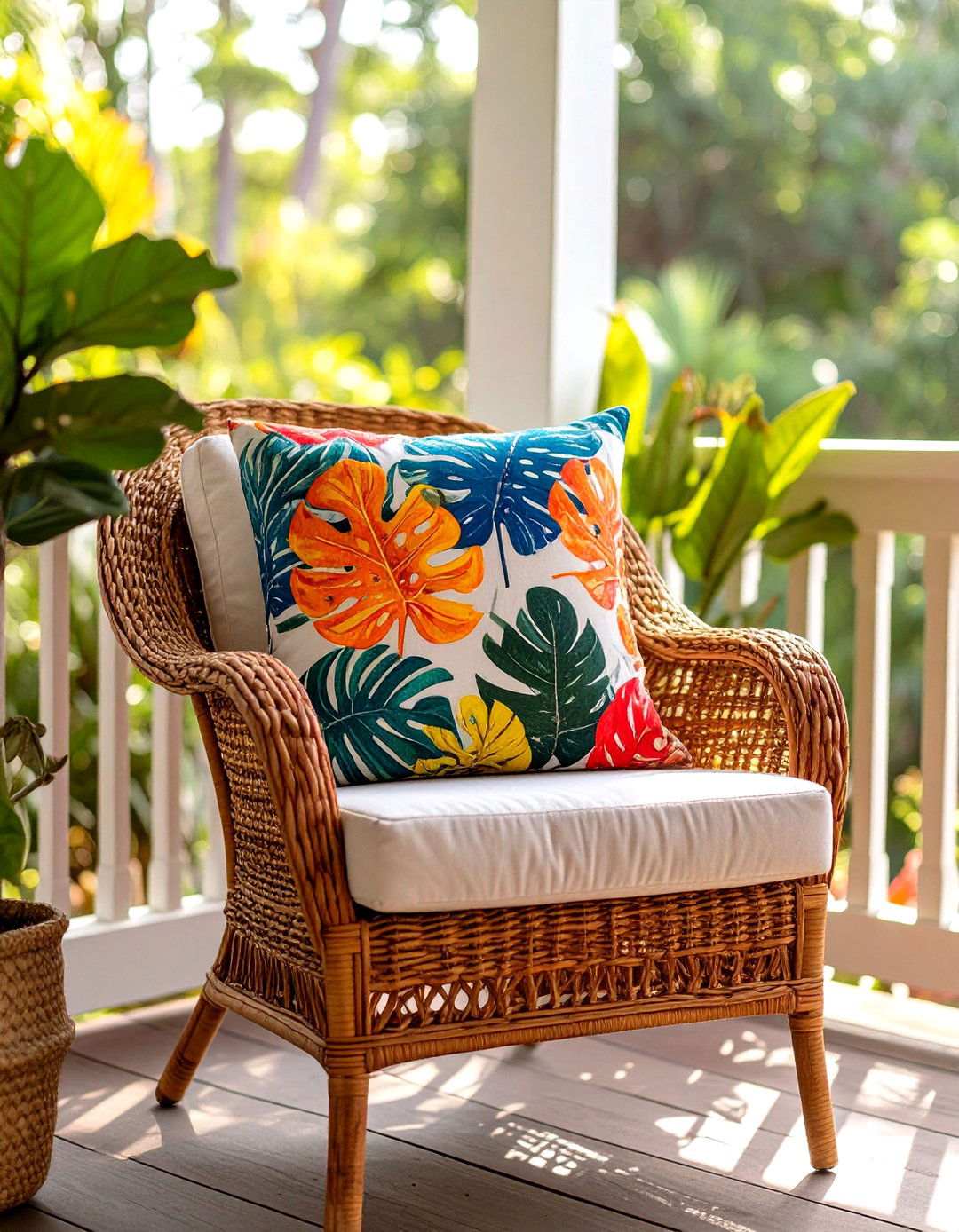 Make DIY Pillows from Outdoor Fabric - 30 screen porch ideas on a budget