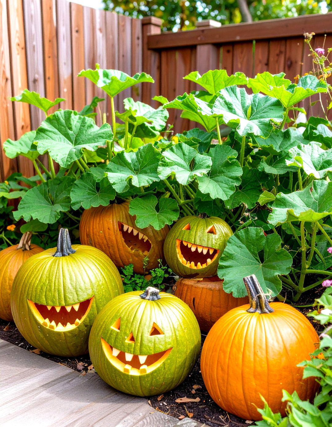 Man Eating Plant Garden - 30 halloween decoration ideas outdoor diy