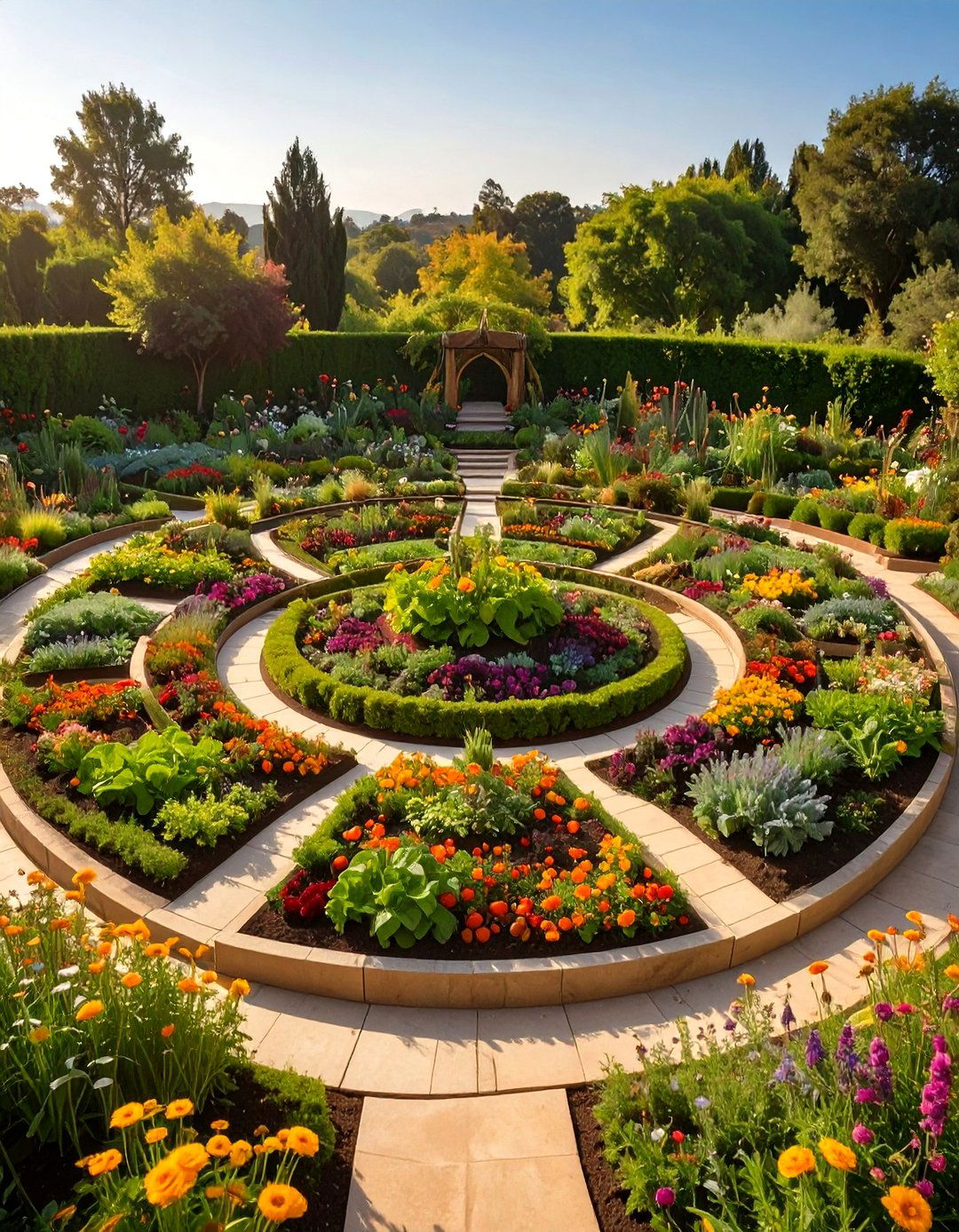 Mandala Veggie Garden Design - 30 veggie garden ideas