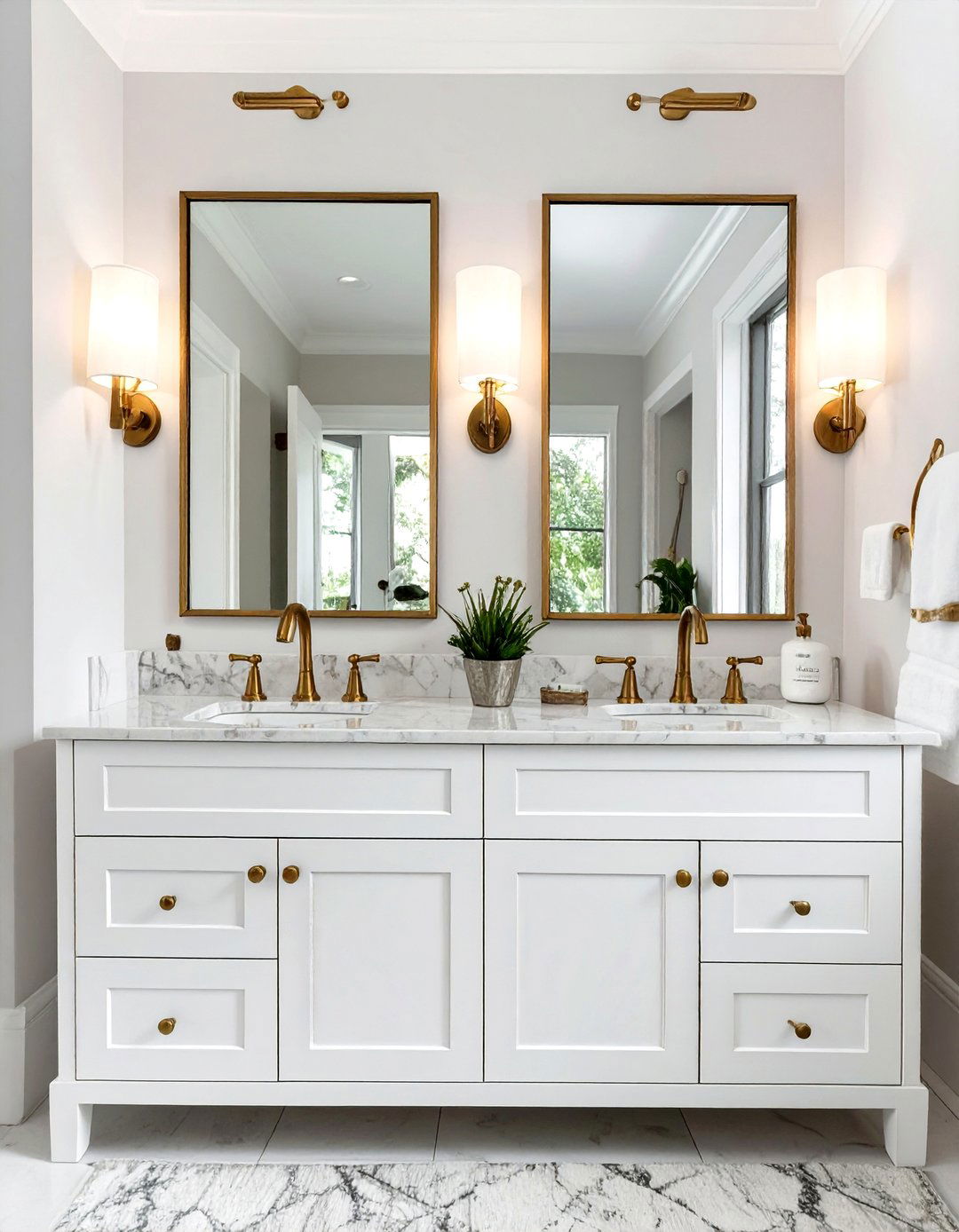 Marble Countertop Double Vanity - 30 master bathroom double sink vanity ideas
