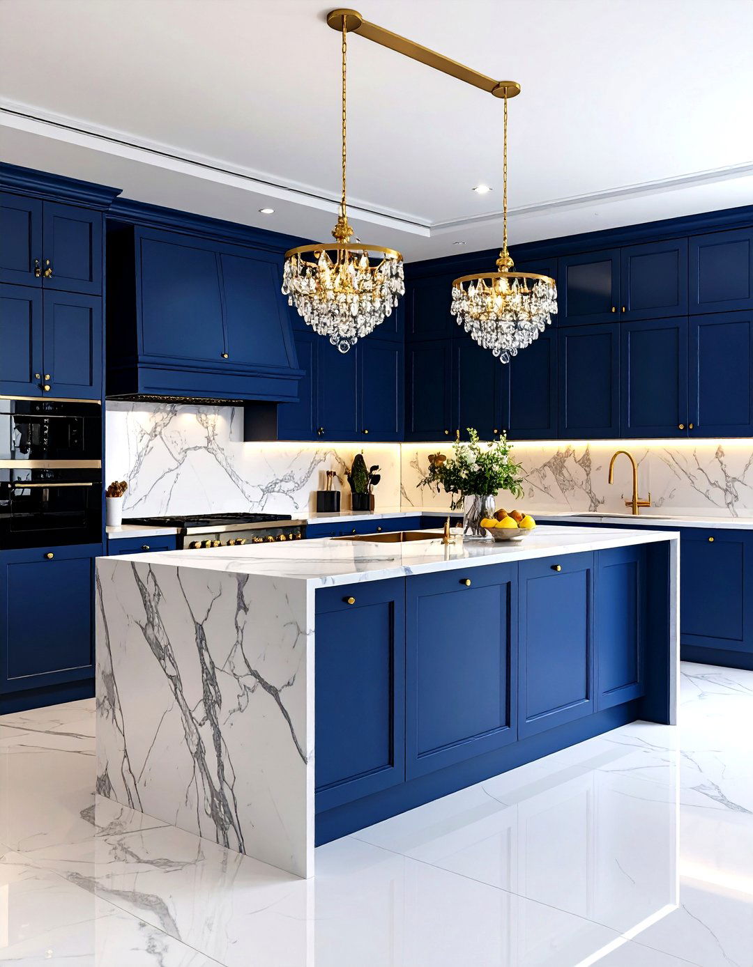 Marble Kitchen Counter - 30 kitchen counter ideas